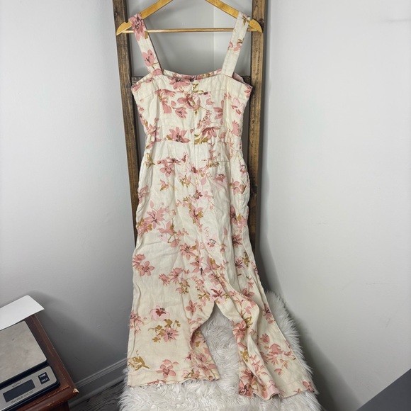 Spartina 449 Arley Garden House Floral Print Jumpsuit Size 8 - Picture 5 of 5